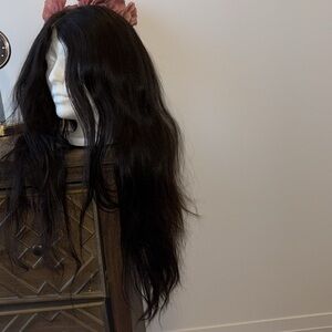 Natural Wavy  human hair wig